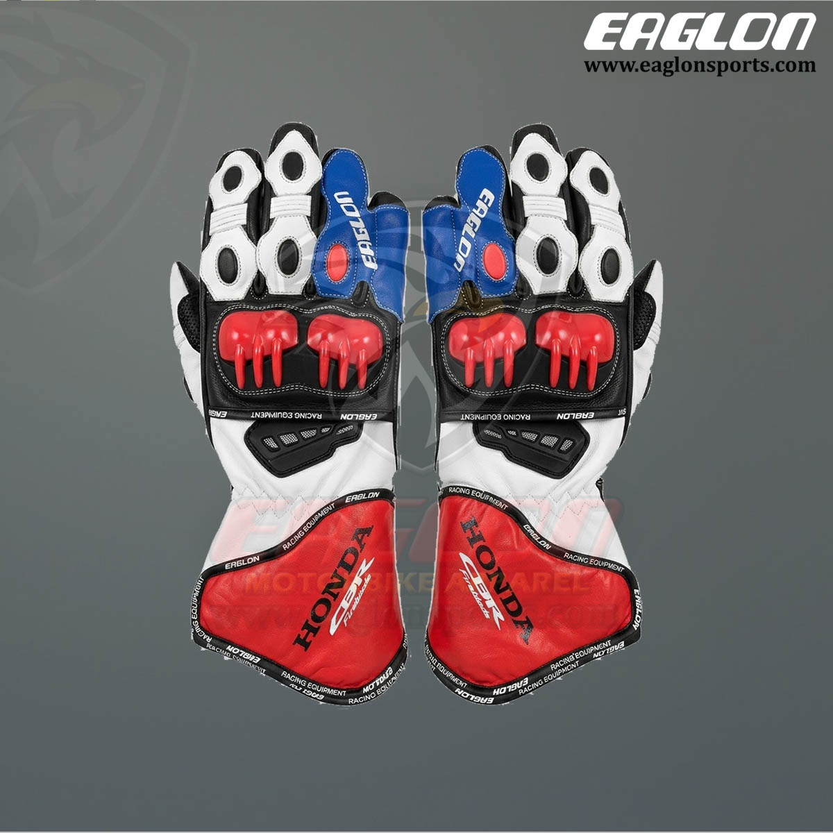 Honda CBR Leather Race Gloves Honda CBR Leather Race Gloves