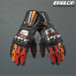 Honda Repsol Black Leather Gloves